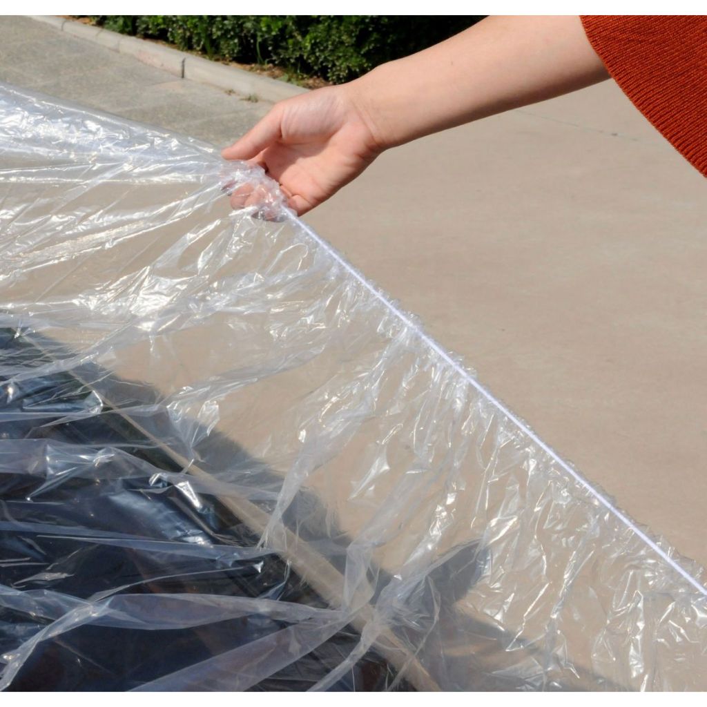 "Jual Produk DRACCO sarung sepeda PARDUS cover roadbike transparan tebal waterproof anti debu free