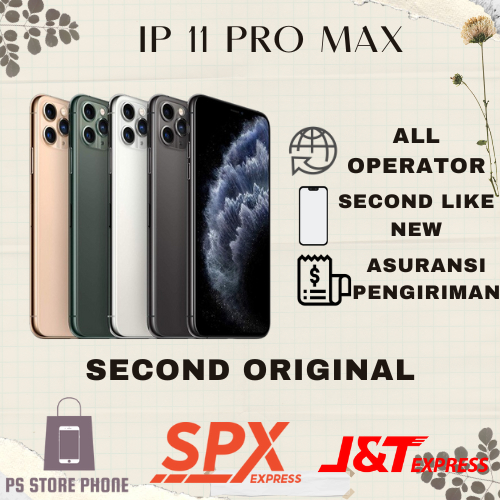 IPHONE 11 Pro Max Second Ori Begaransi 64GB/128GB 100% FULLSET