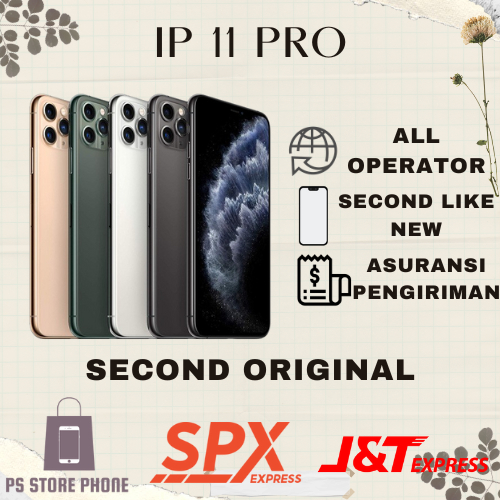IPHONE 11 PRO 64GB/128GB FULLSET Bergaransi Mulus Like New