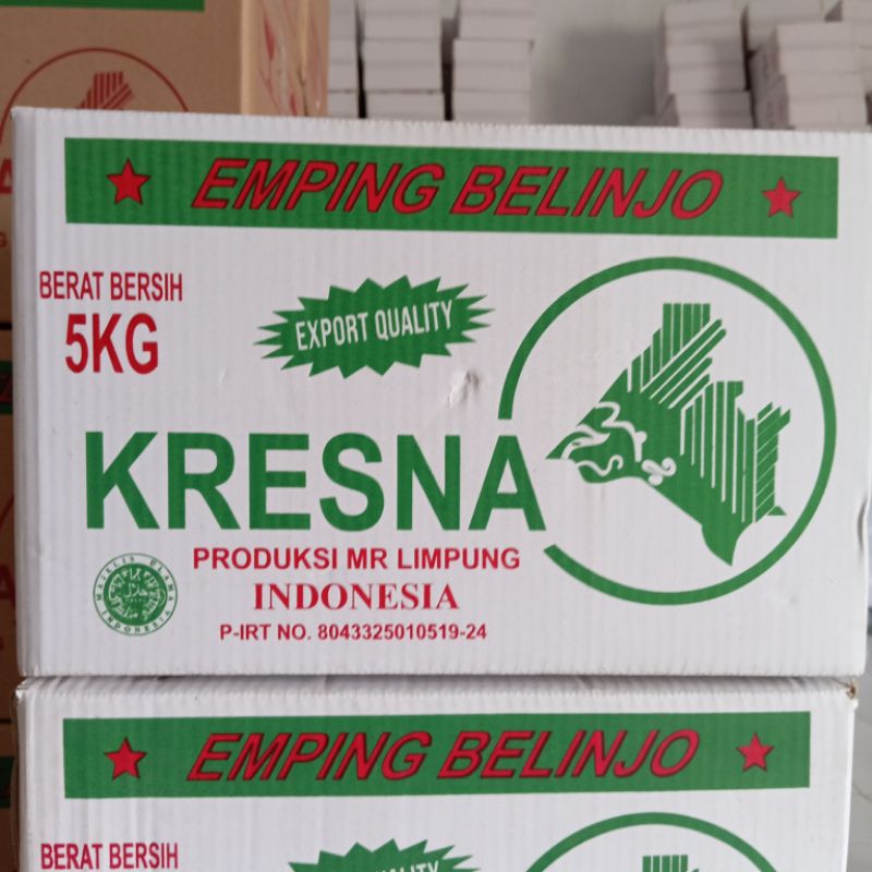 

(5kilo)emping mlinjo merek kresna biji 1 full kering