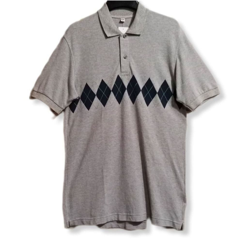 UNIQLO MOTIF NAVAJO POLO SHIRT | KAOS KERAH STARBOY | CLWM