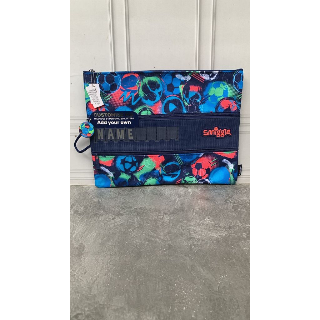 

SMIGGLE LIMITLESS PENSILCASE A4 ID BALL - TEMPAT PENSIL A4 SMIGGLE