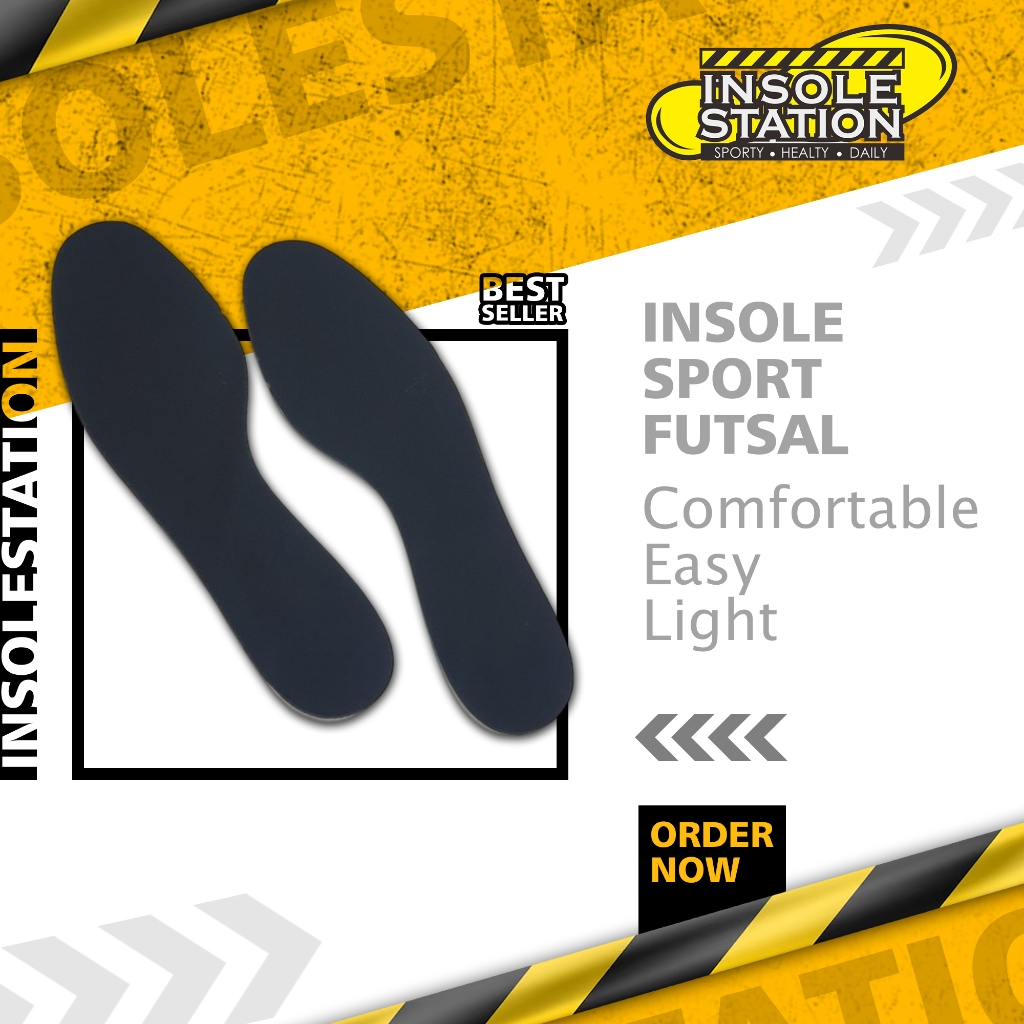 Insole sport bantalan alas kaki sepatu sepak bola futsal