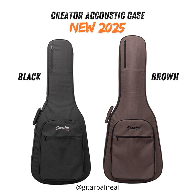 Creator Case Gitar Akustik New Series 2025 / Creator Case Akustik / Tas Gitar / Tas Gitar Berkualita