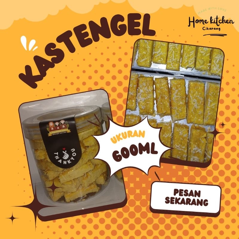 

Kue Kastengel buatan rumahan ukuran 600ml