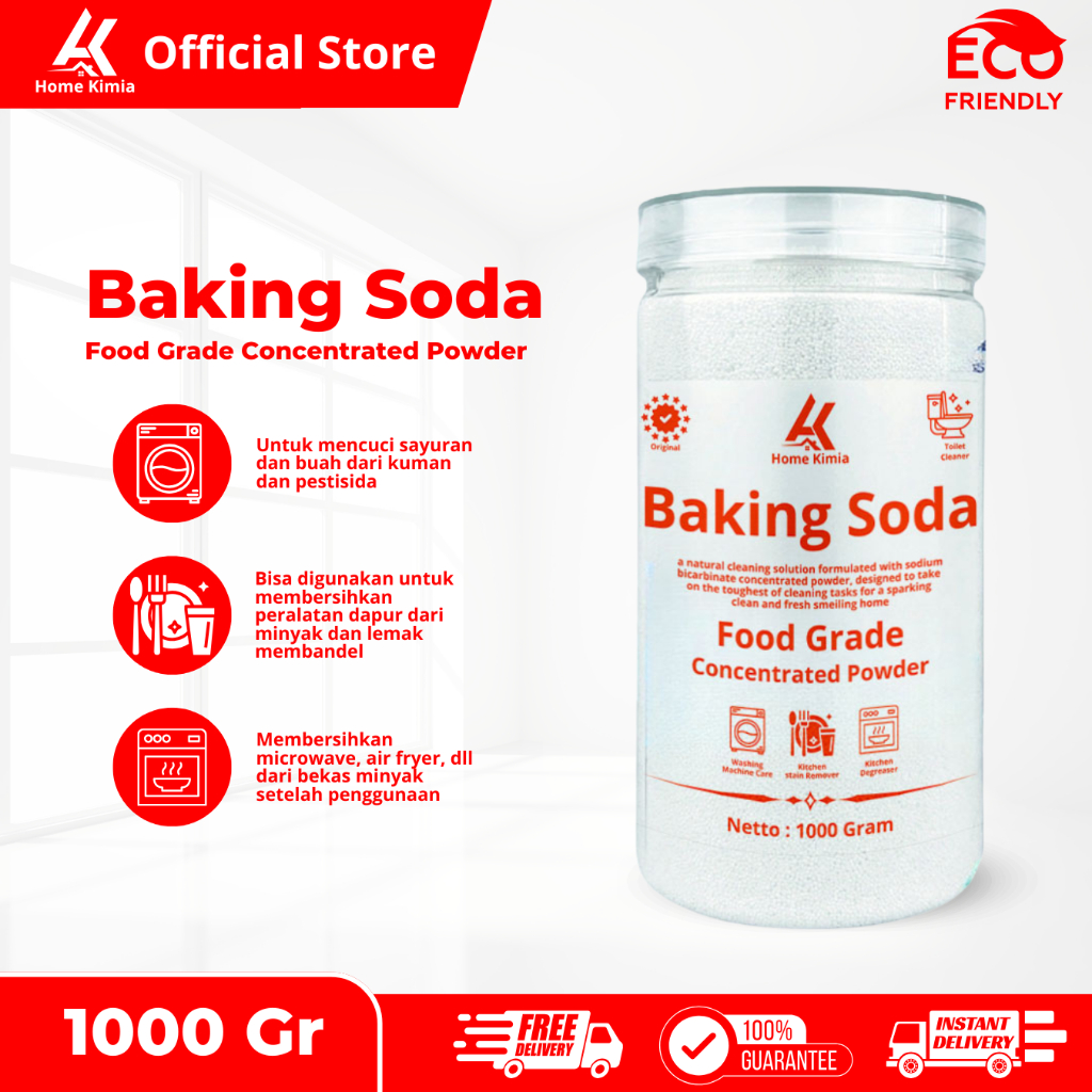 

Home Kimia Baking Soda - Sodium Bicarbonate Food Grade / Soda Kue 1Kg