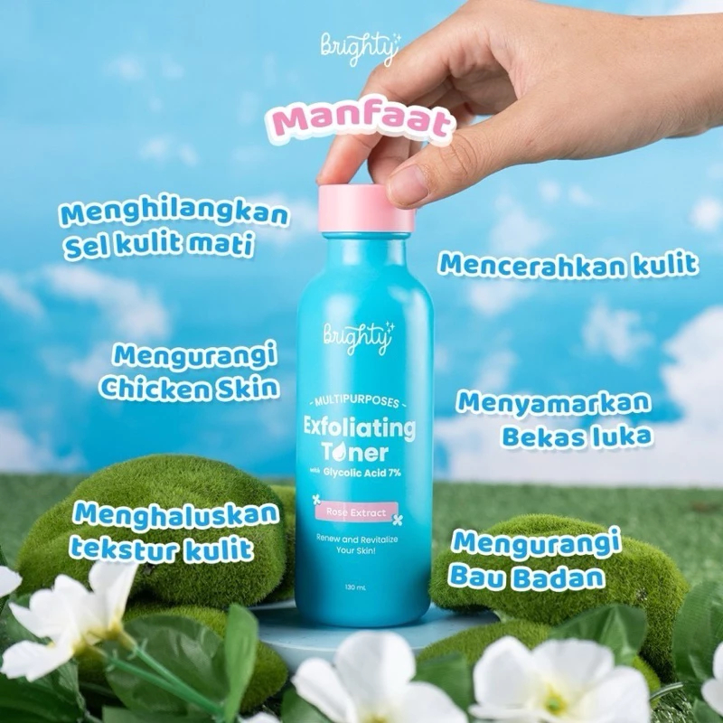 Brighty Multipurpose Exfoliating Toner 130ml BRIGHTY brighty toner