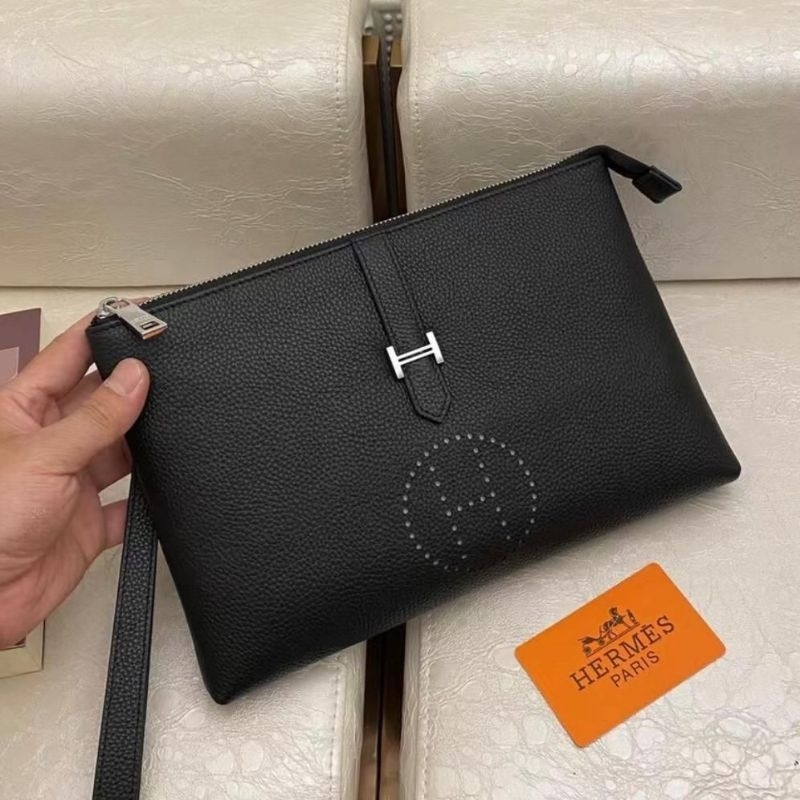 Handbag clutch men's leather clutch bag mewah kualitas M1ror