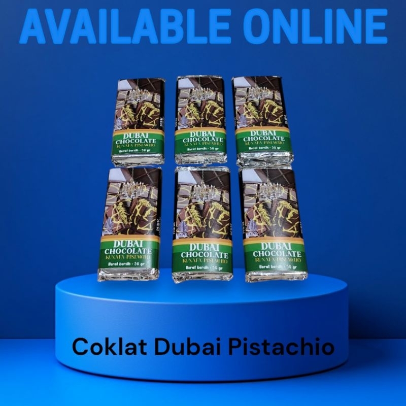 

Coklat Dubai Pistachio Kunafa 50 g
