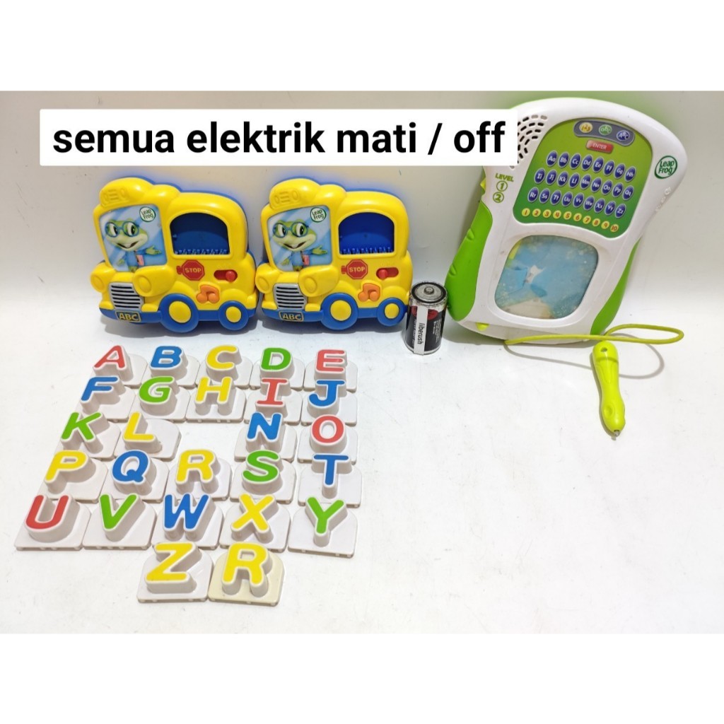 Set junk off Leap frog fridge phonics magnetic letter set scribble & write pad electric education ba