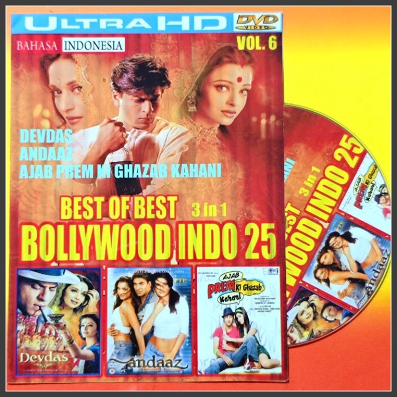 Kaset Film India Koleksi Devdas - Andaaz - Ajab Prem Ki Ghazab - Kahani Vol. 6 Versi Bahasa Indonesi