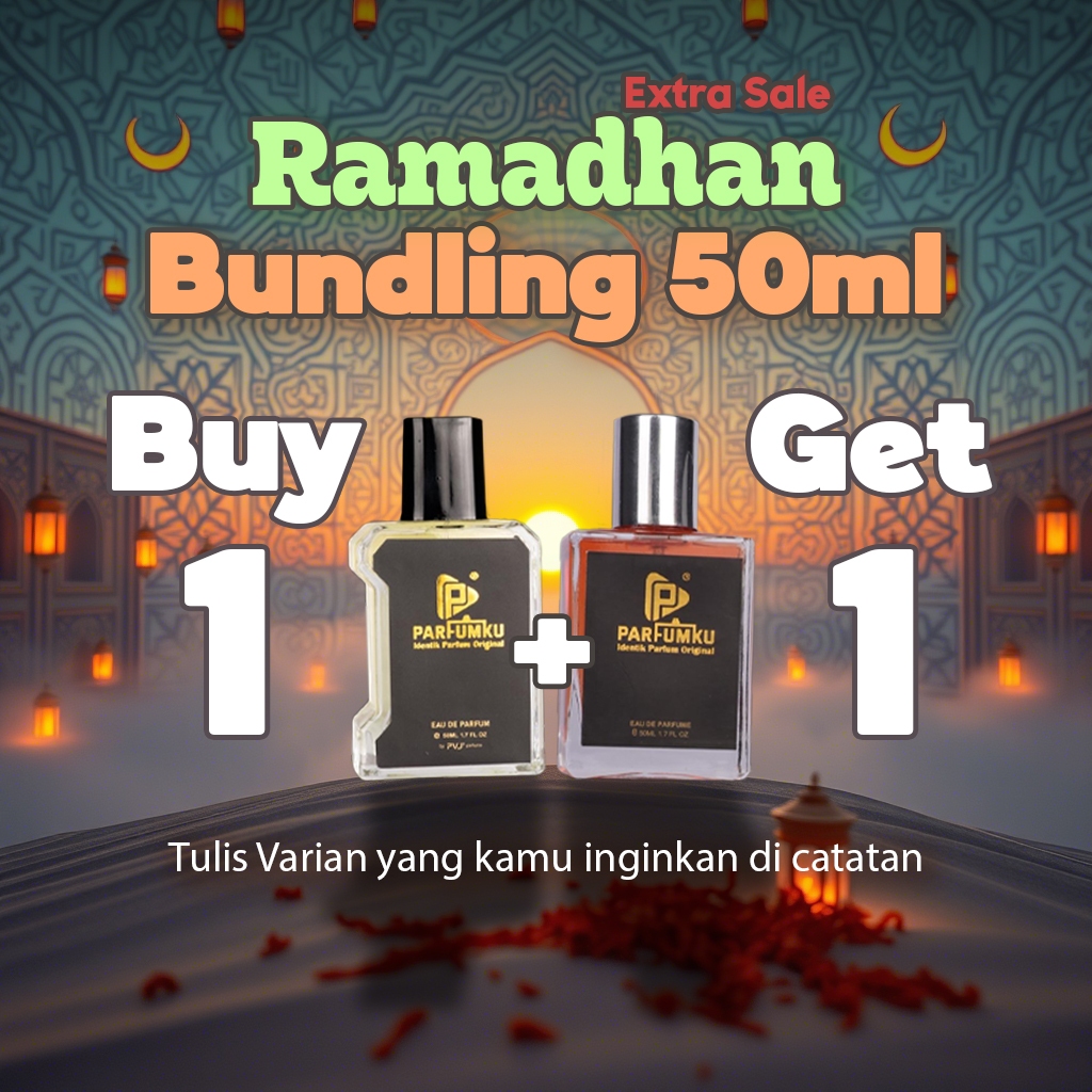 PVJ Parfumku 50 ML - Eau De Parfum (Buy 1 Get 1) Bebas Pilih Variant