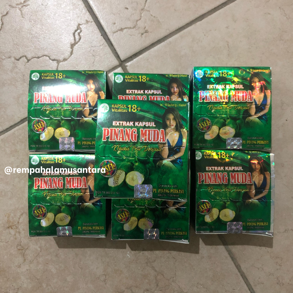 

Pinang Muda Kapsul Original Stamina Pria Tahan Lama