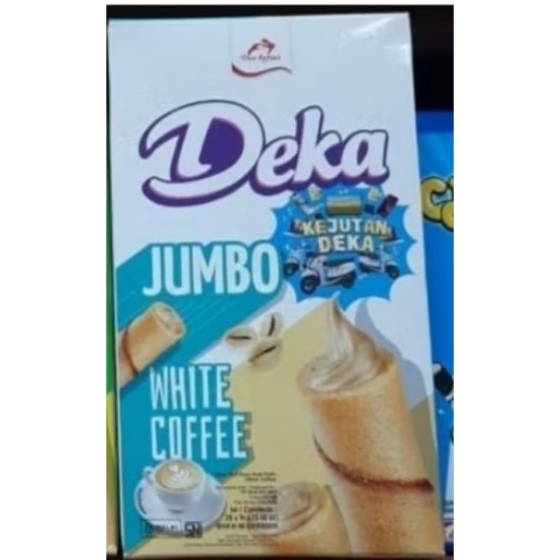 

2 kelinci deka wafer roll cheese/choco banana/white coffe 20x14 gr kemasan kejutan deka All variant