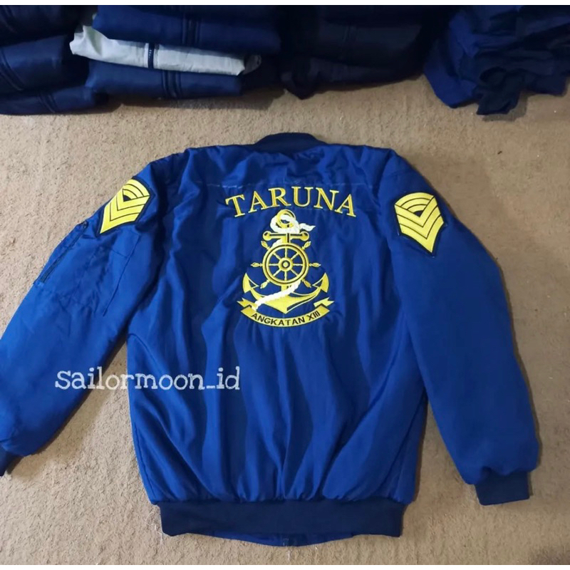 JAKET TARUNA PELAYARAN CUSTOM JAKET BORDIR JANGKAR JAKET PELAUT JAKET JANGKAR JAKET TARUNA PELAUT JA