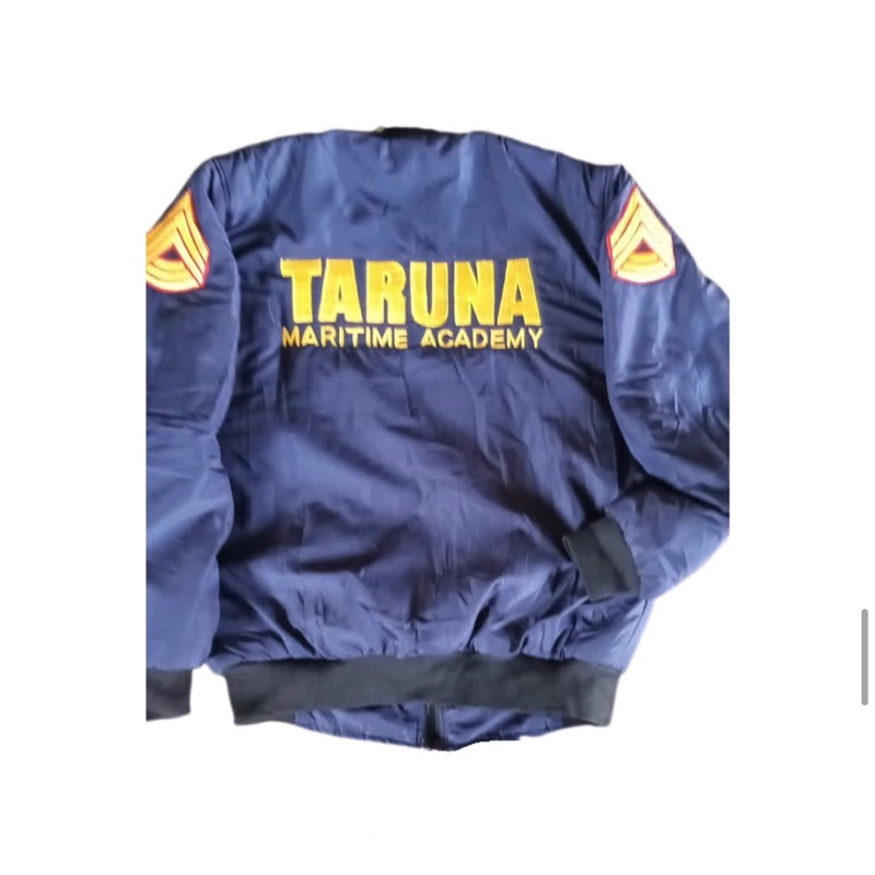 JAKET TARUNA JAKET CUSTOM BORDIR JAKET BORDIR JAKET TARUNA PELAYARAN JAKET PELAUT JAKET BOMBER CUSTO