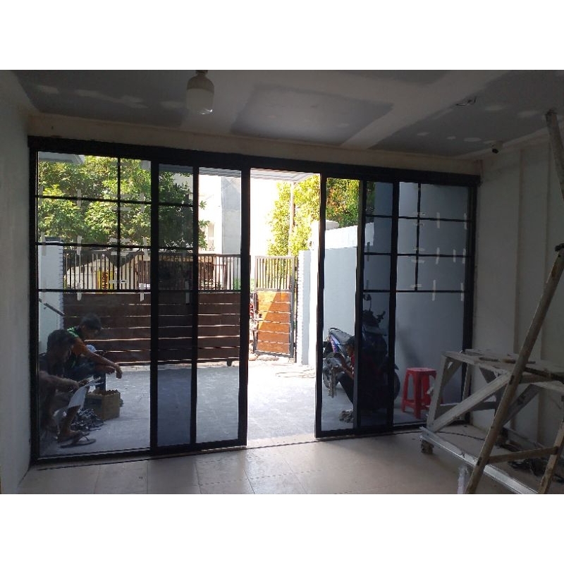 pintu sliding kaca