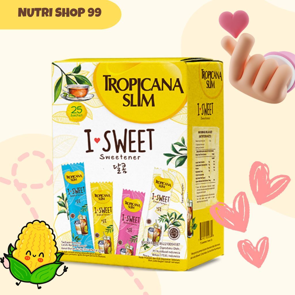 

Tropicana Slim Sweetener I Sweet 25 Sachet