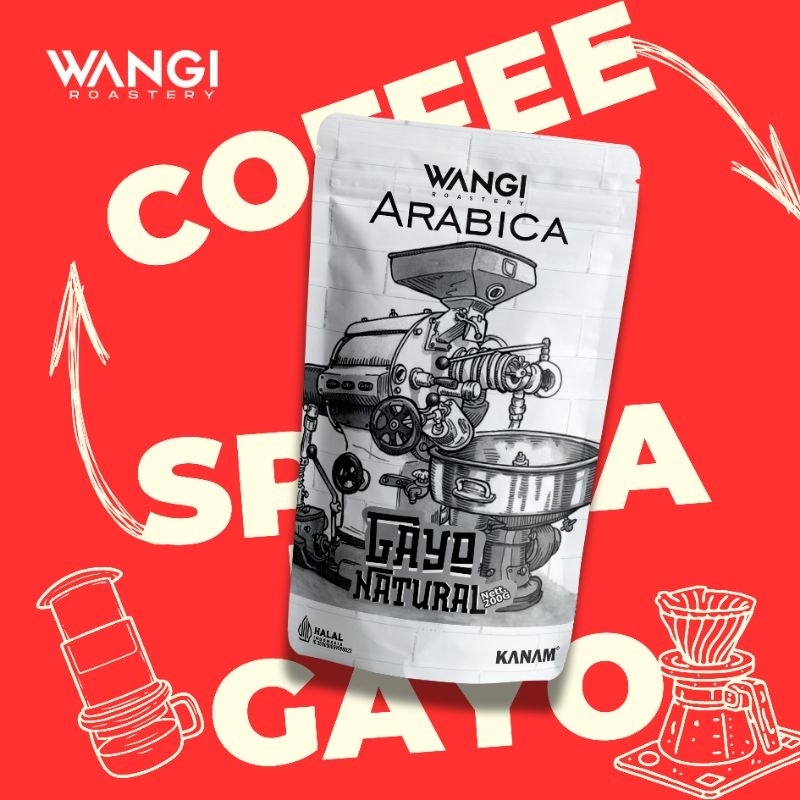 

ARABICA GAYO NATURAL 200G by Wangi Jaya Makmur Roastery