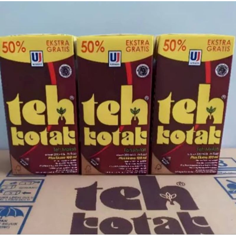 

[Isi 2 PCS] Ultra Teh Kotak/Teh Kotak Teh Melati Original/Teh Kotak Original 300ml