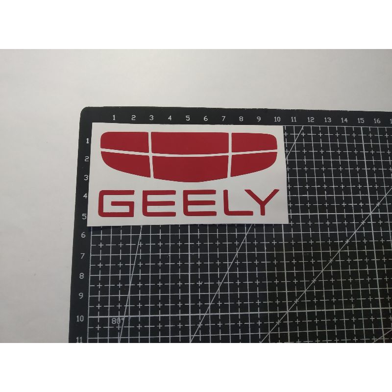 

stiker cutting geely