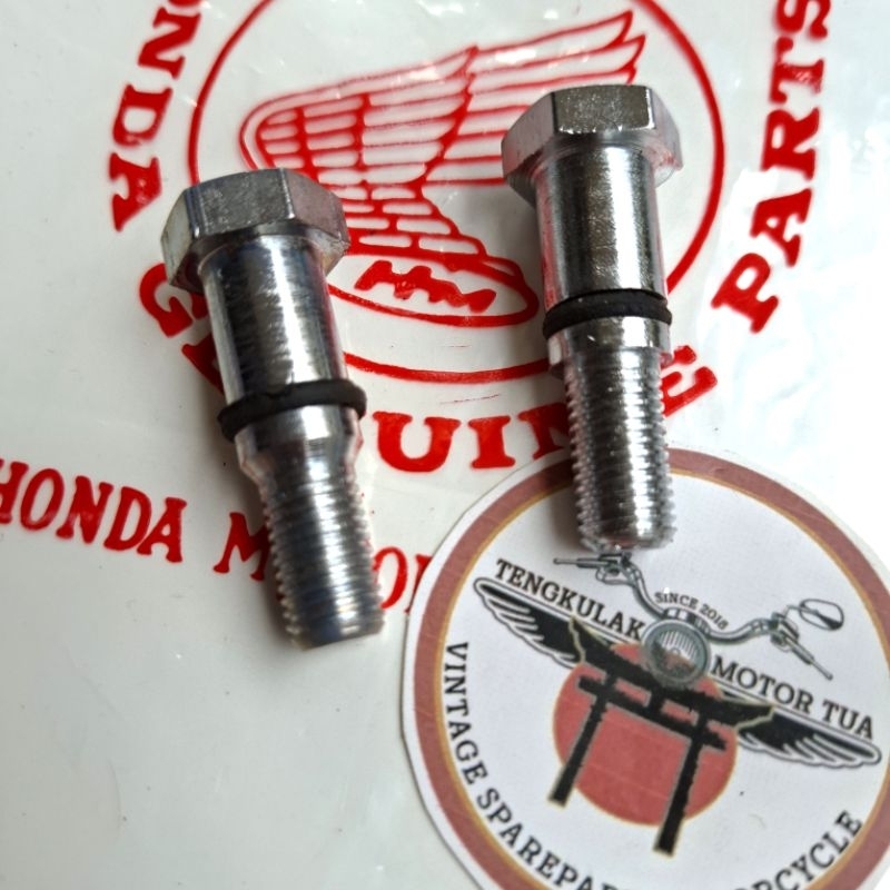 sil seal plus baut shock breaker shockbreaker depan nos cb100 cb125 s90z benly cg110 cg125 cb cg 110