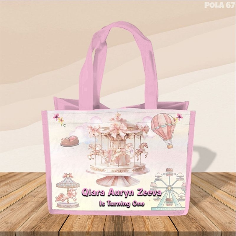 

Tas Souvenir CUSTOM Tas Ulang Tahun Goodie Bag Lucu