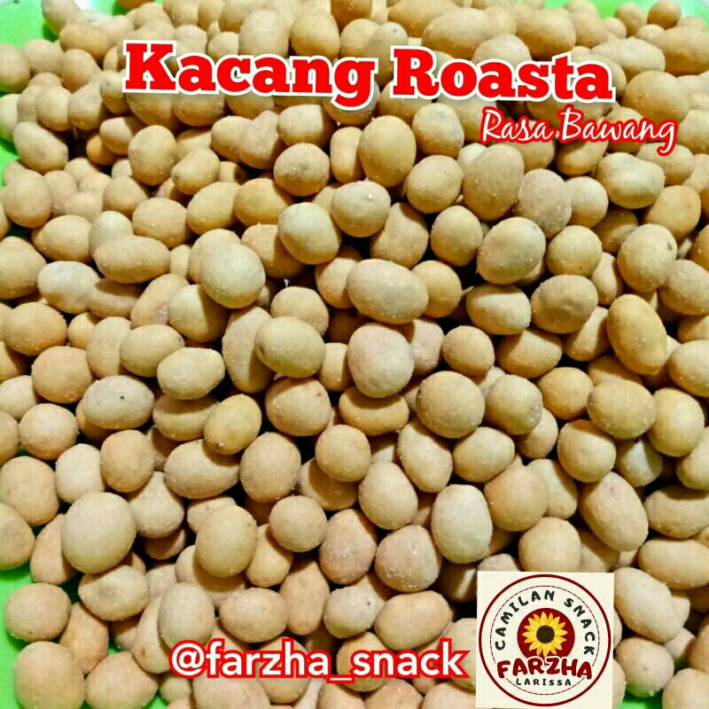 

KACANG ROASTA RASA BAWANG CAMILAN CEMILAN SNACK JAJANAN KLETIKAN OLEH-OLEH MAKANAN RINGAN