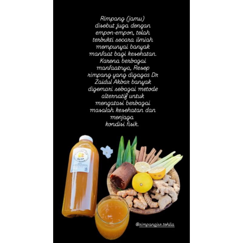

JAMU HERBAL ALAMI (RIMPANG JSR )