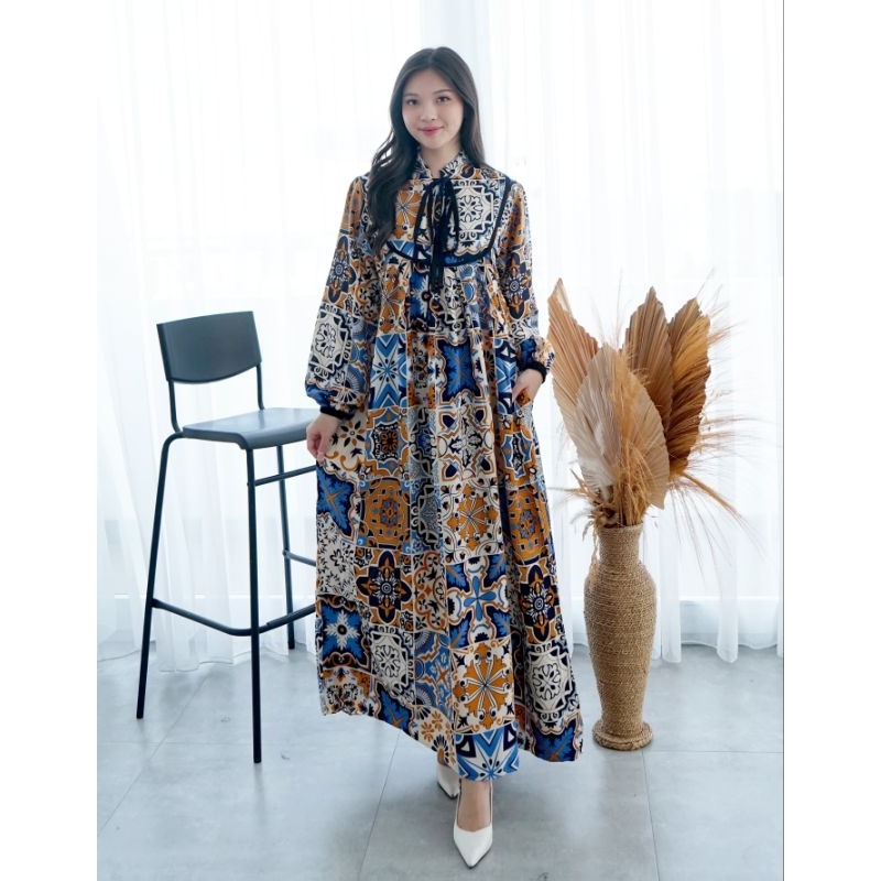 DRESS WANITA/EID/RAYA DRESS - YARRA GAMIS DRESS