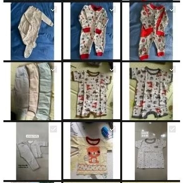 PRELOVED Baju Bayi Setelan Celana Fluffy Little Palmerhaus Miyo Hipo Baby