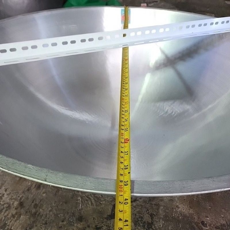 wajan aluminium kenceng aluminium 1 m kuali aluminium  100 cm kwali aluminium 1 meter  kuali wajan k