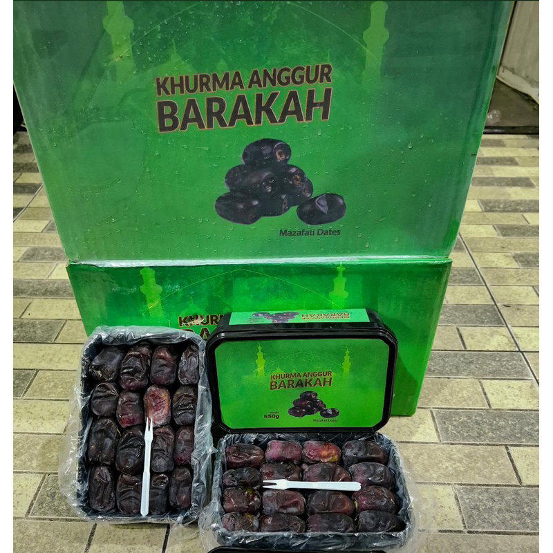 

KURMA ANGGUR BARAKAH / BERKAH 12 x 550G