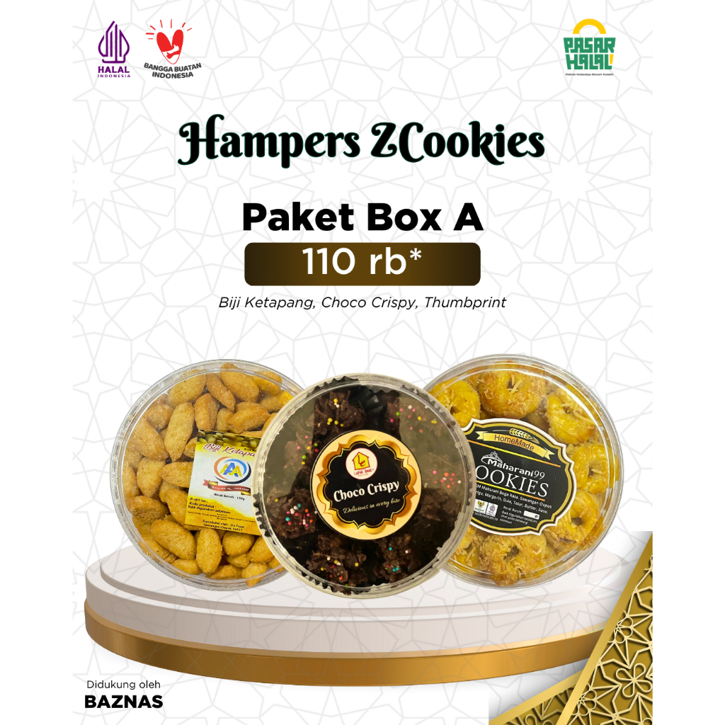 

TERLARIS Hampers Kue Kering Zcookies Paket Box