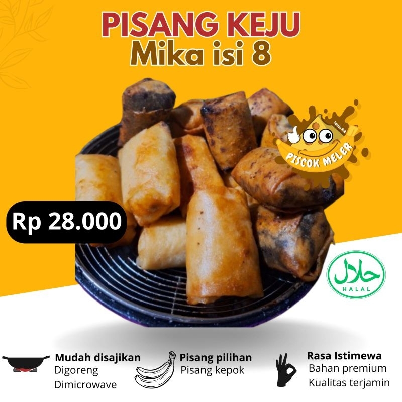 

Pisju Pisang Keju Gurih I Isi 8 I Garansi Gurih Legit