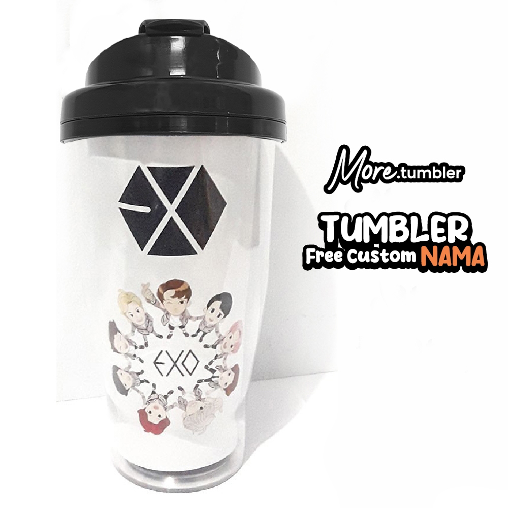 Tumbler EXO / botol minum EXO / Merchandise KPOP / souvenir kado / type P