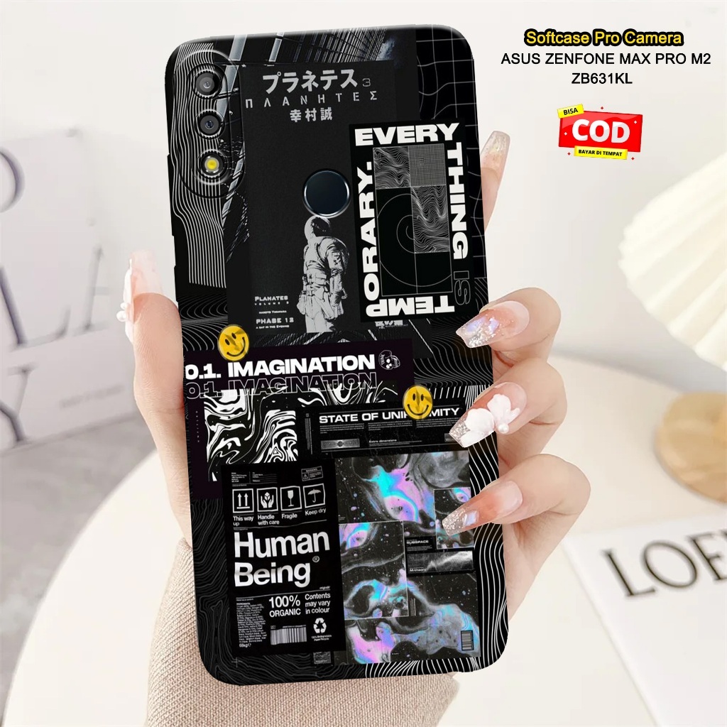 Asus Zenfone Max Pro M2 / ZB631KL - Softcase Asus Zenfone Max Pro M2 - Case Pro Camera Asus Zenfone 