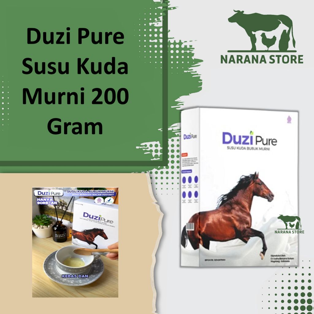 

Duzi Pure Susu Kuda Murni 200 Gram