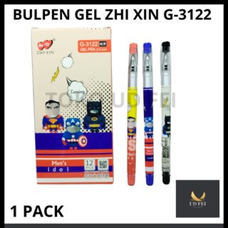 

(1 PACK) Bulpen Gel / Bulpen Zhi Xin/ Bulpen Gel 0.5 / Bulpen Murah/ Ballpoint Gel Zhi Xin