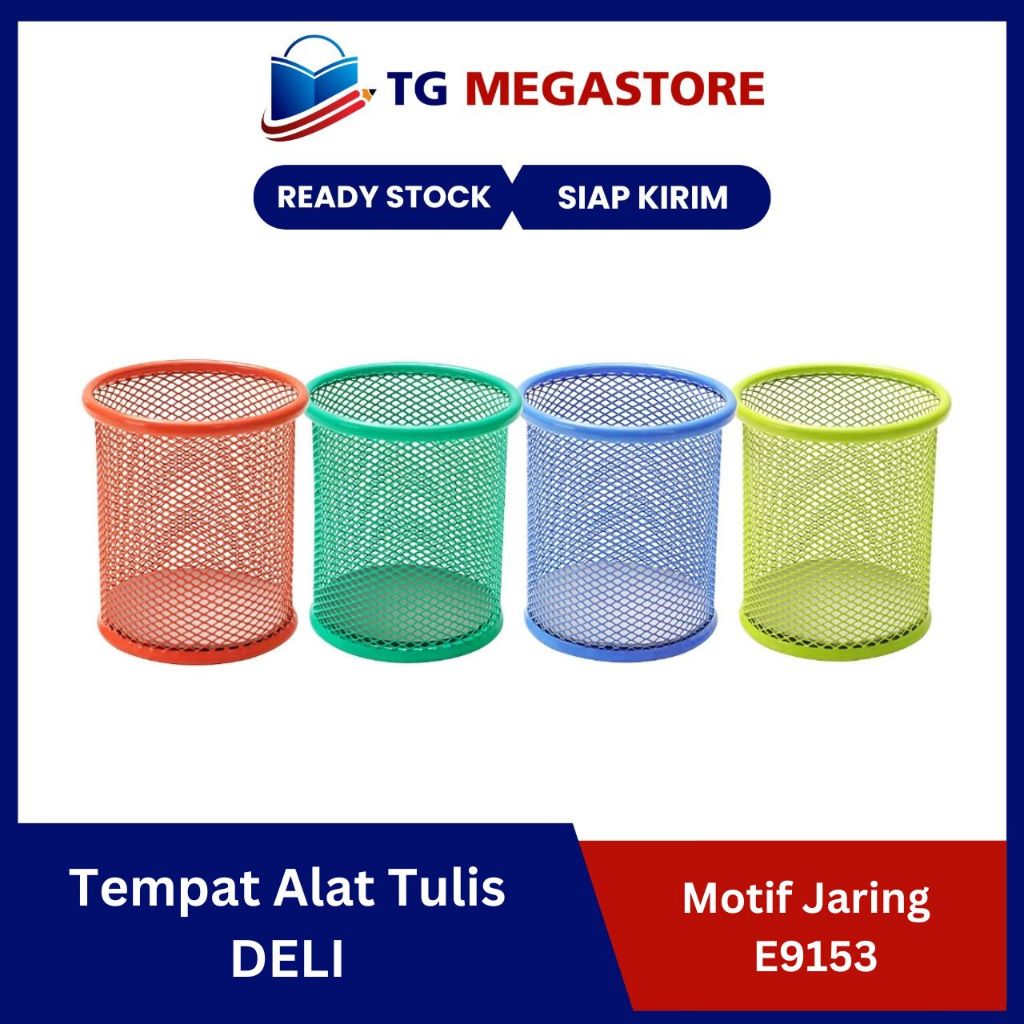 

Tempat Alat Tulis DELI Motif Jaring - E9153