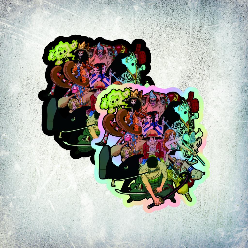 

STICKER HOLOGRAM CREW BAJAK LAUT ANIME ONE PIECE