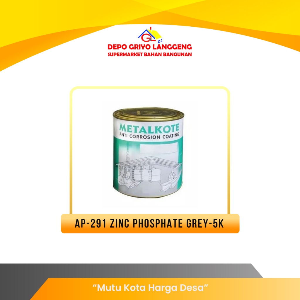 AP-291 Zinc-5K Metalkote Anti Corrosion Coating / PROPAN METALKOTE ZINC 5KG