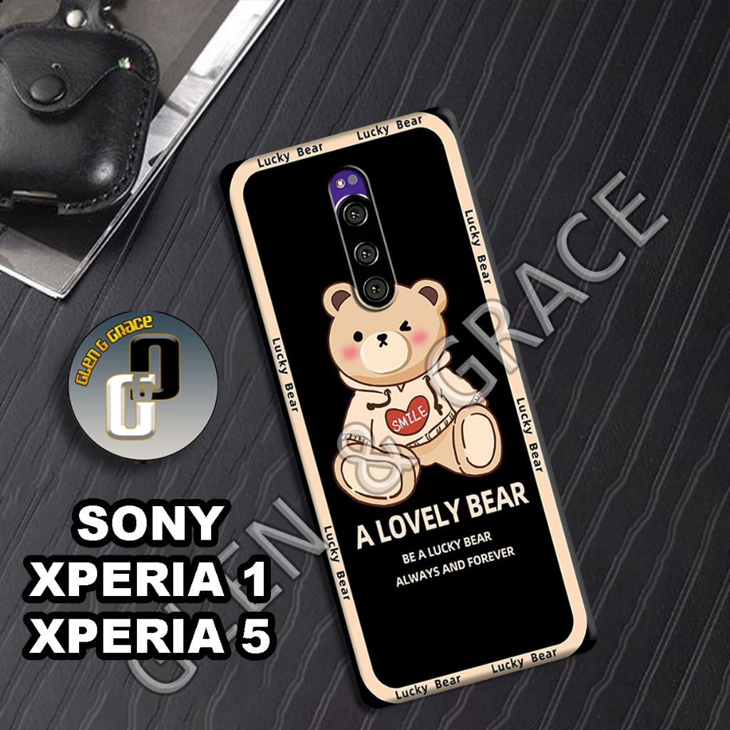 G14 - Case SONY XPERIA 1 - Bahan karet lentur - Motif BEAR - Softcase SONY XPERIA 5 - Silikon lentur