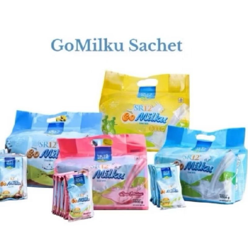 

SUSU GO MILKU SR12 SUSU KAMBINH ETAWA PREMIUM UKURAN SACHET POUCH RENTENGAN