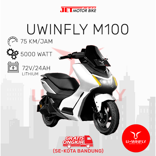 MOTOR LISTRIK UWINFLY M100 FREE ONGKIR KOTA BANDUNG