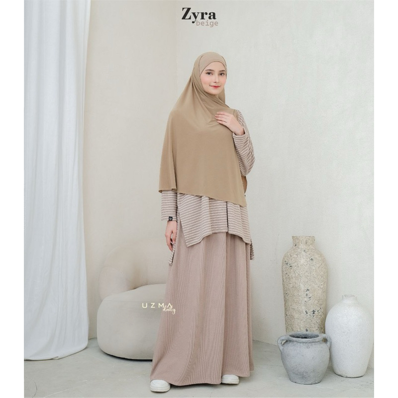 ZYRA TUNIK KNIT | ROK KNIT | tunik knit premium atasan knit oversize