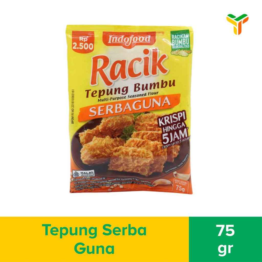 

Indofood Racik Tepung Bumbu Serbaguna 75G