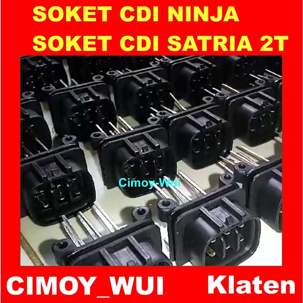 SOKET 6 PIN SOKET CDI NINJA DC SOKET CDI SATRIA 2t
