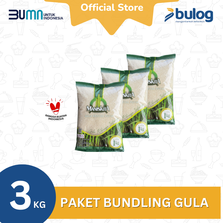 

Paket Bundling Gula Manis Kita 3Kg