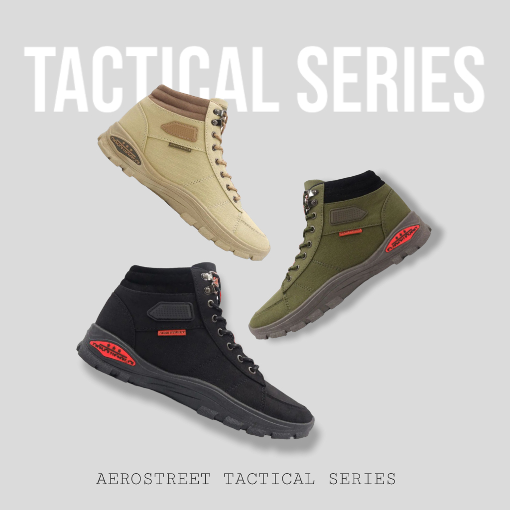 Aerostreet Tactical Series - Sepatu Sneakers Casual Pria Wanita